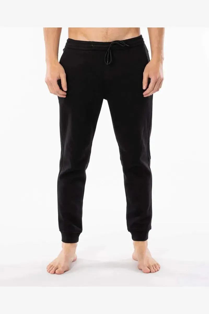 RIP CURL ANTI SERIES DEPARTED TRACKPANT - BLACK