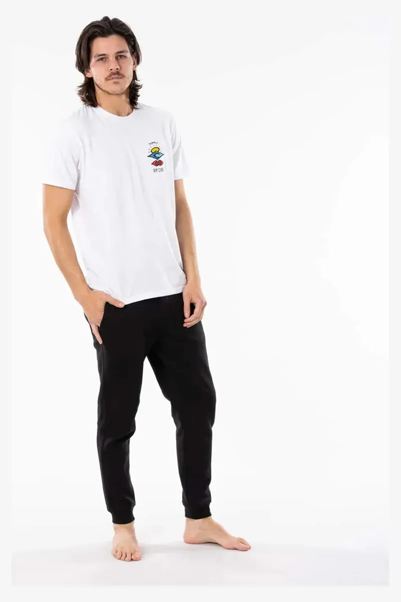 RIP CURL ANTI SERIES DEPARTED TRACKPANT - BLACK