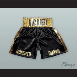 Roberto 'Manos de Piedra' Duran Black Boxing Shorts