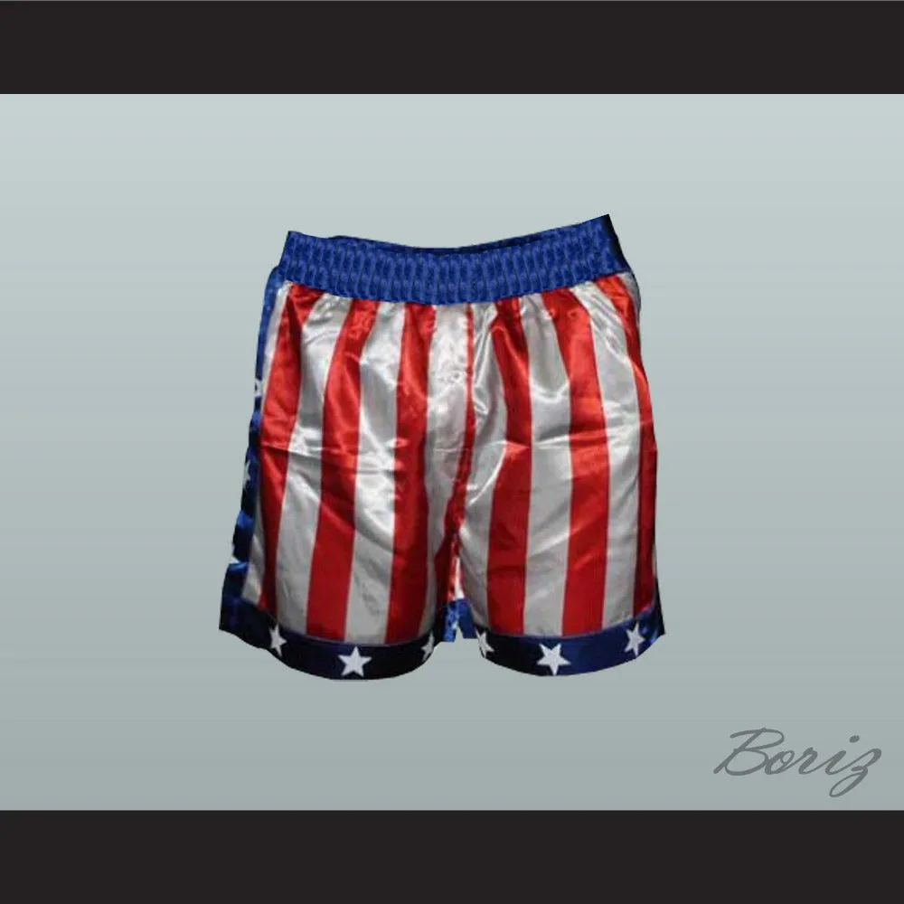 Rocky Balboa American Flag Boxing Shorts