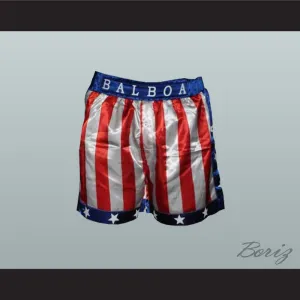 Rocky Balboa American Flag Boxing Shorts