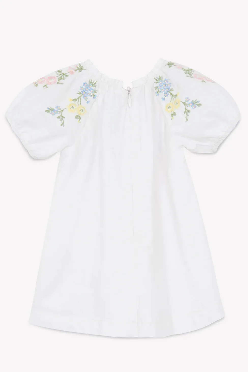 Rose embroidered dress by Tartine Et Chocolat