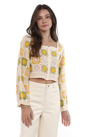 Sadie & Sage SPRING DAY CROCHET CARDI