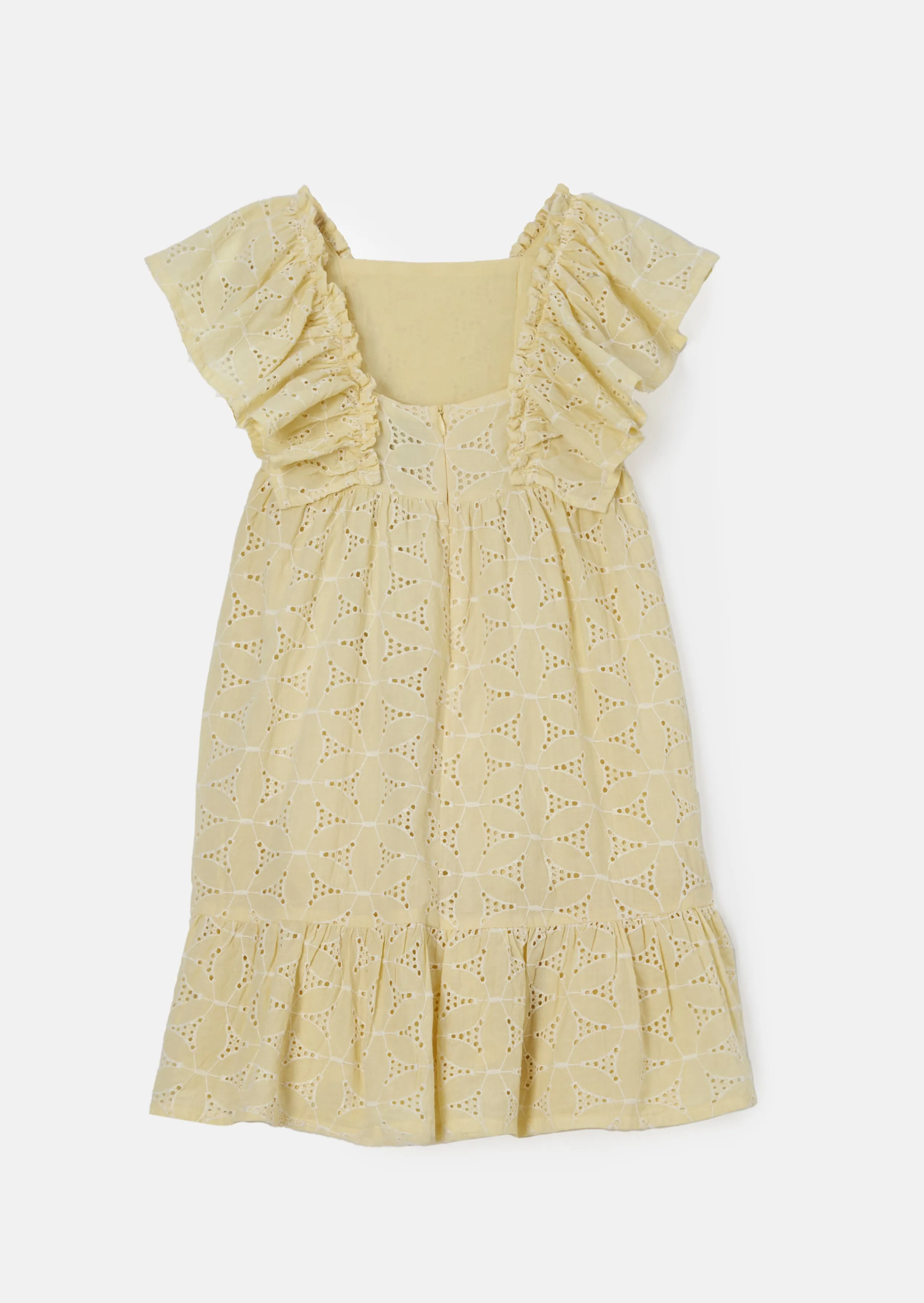 Sara Lemon Broderie Dress