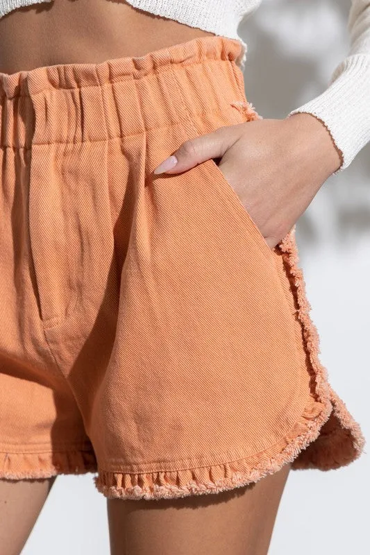 Selina Ruffled High Waist Shorts