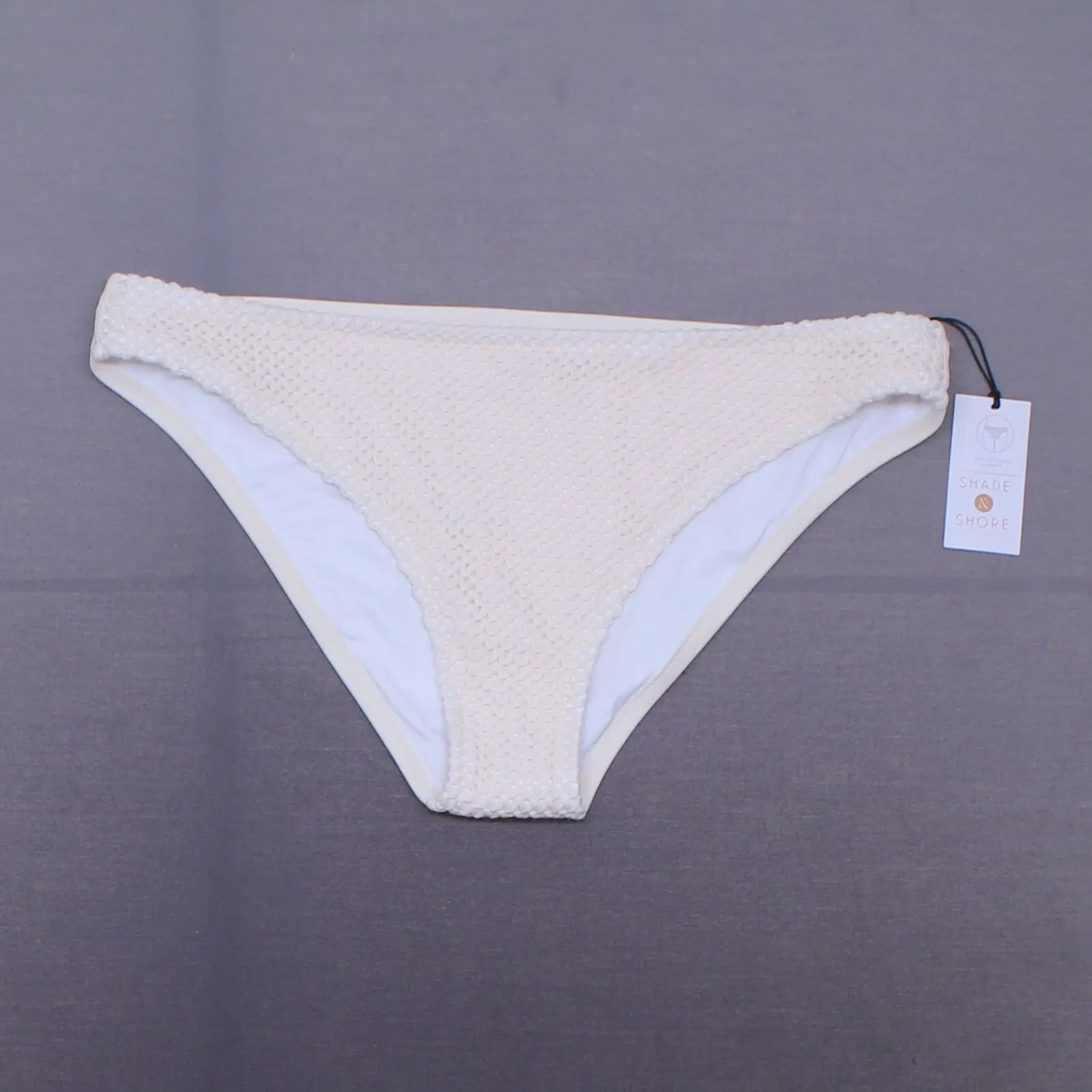 Shade & Shore Women's Crochet Cheeky Bikini Bottom
