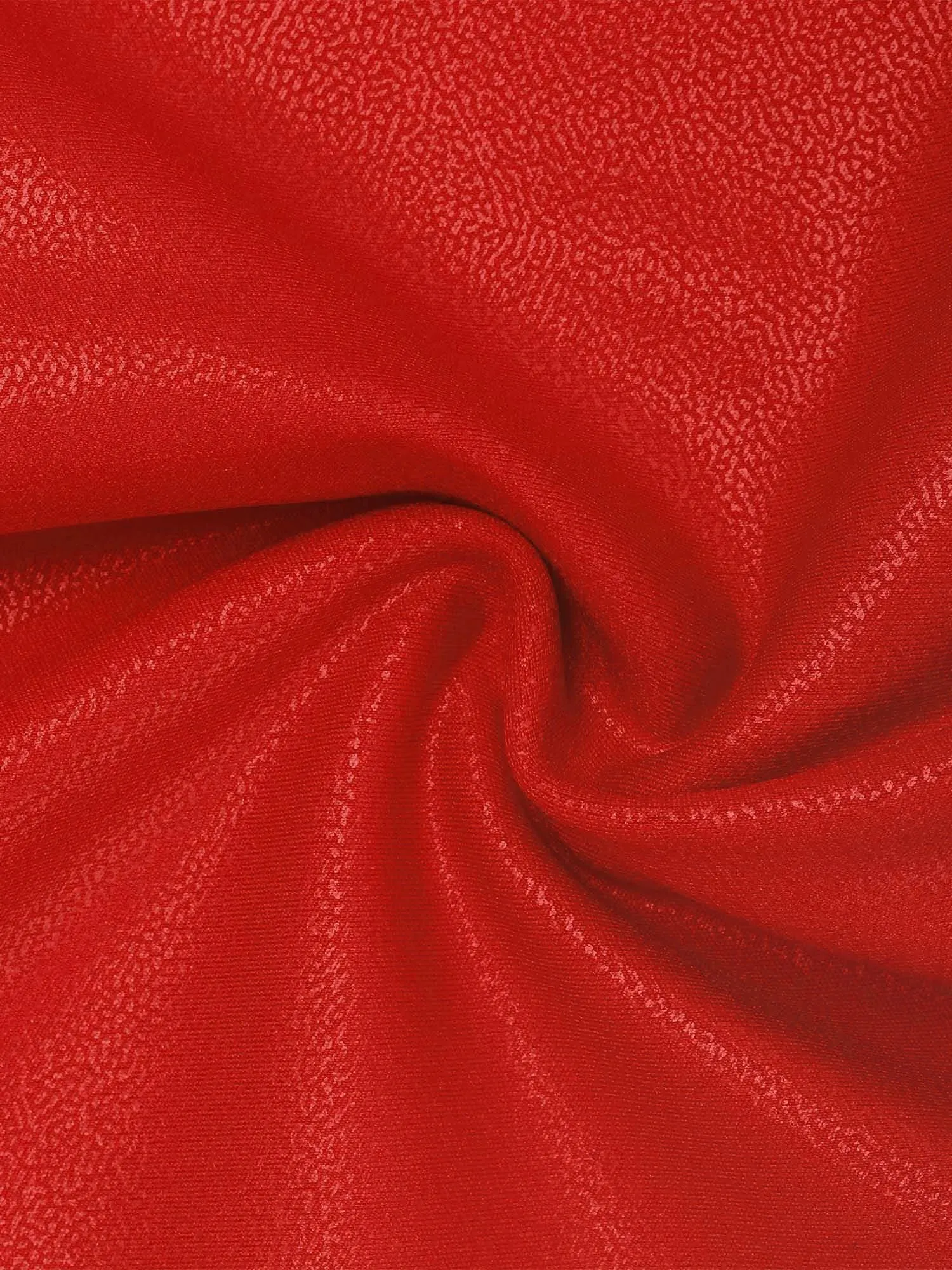 Shapewear Sculpting Faux Leather Zip Front Midi Dress