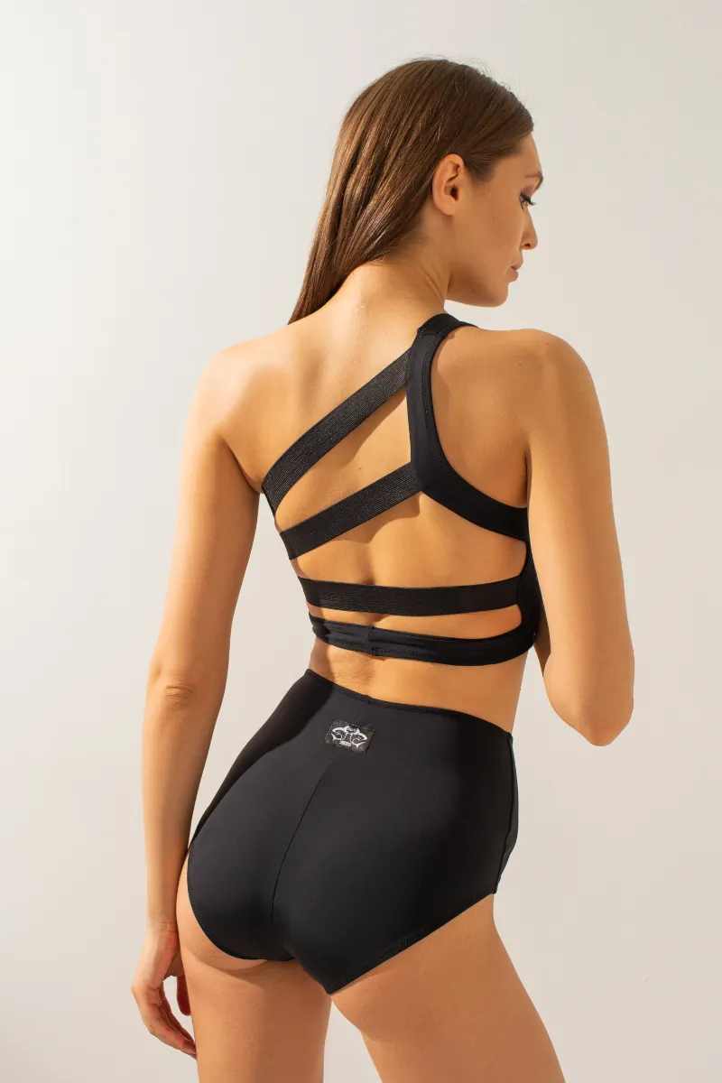 Shark Polewear High Waist Shorts - Black