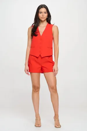SHORT TAILORING H-WAIST 1612