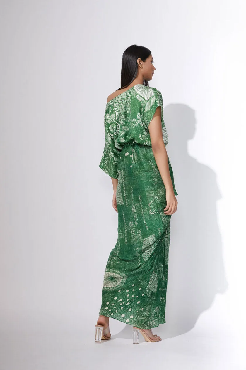 SK Floral Sari Dress SS21026