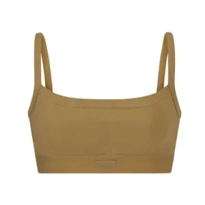 SKIMS Soft Lounge Bralette Gold Pastel Size Small NEW WITH TAGS
