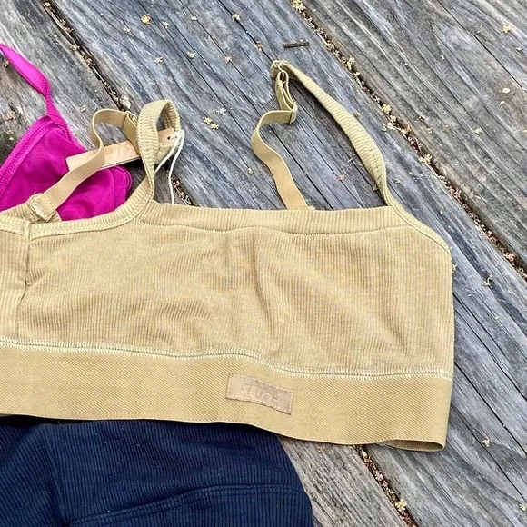SKIMS Soft Lounge Bralette Gold Pastel Size Small NEW WITH TAGS
