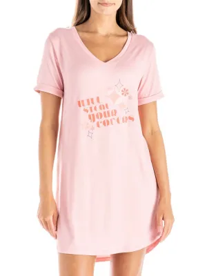 Sleep Shirt - Covers Pink FINAL SALE