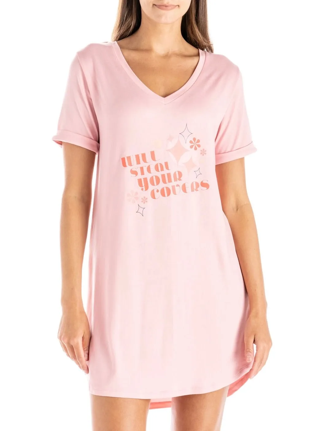 Sleep Shirt - Covers Pink FINAL SALE