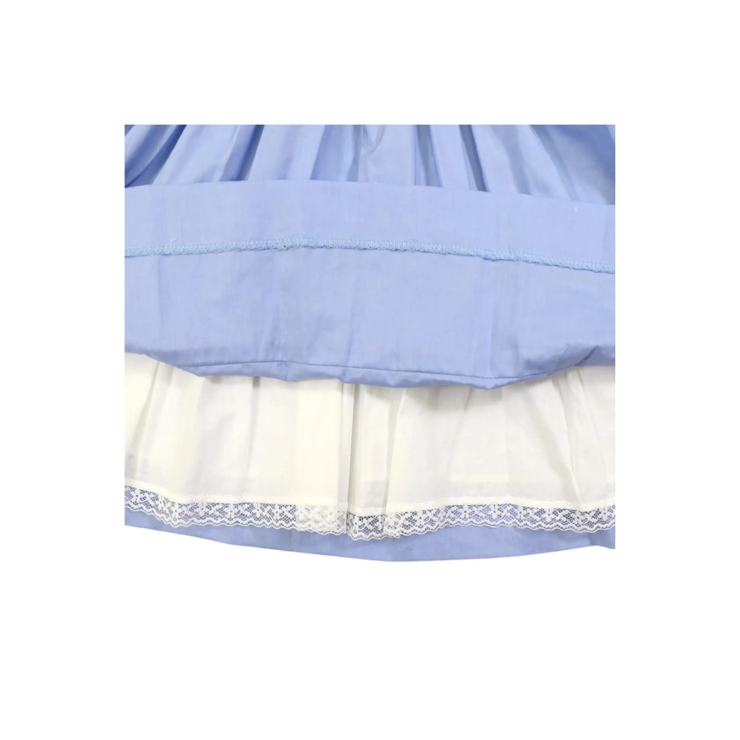 Smocked Blue Dress