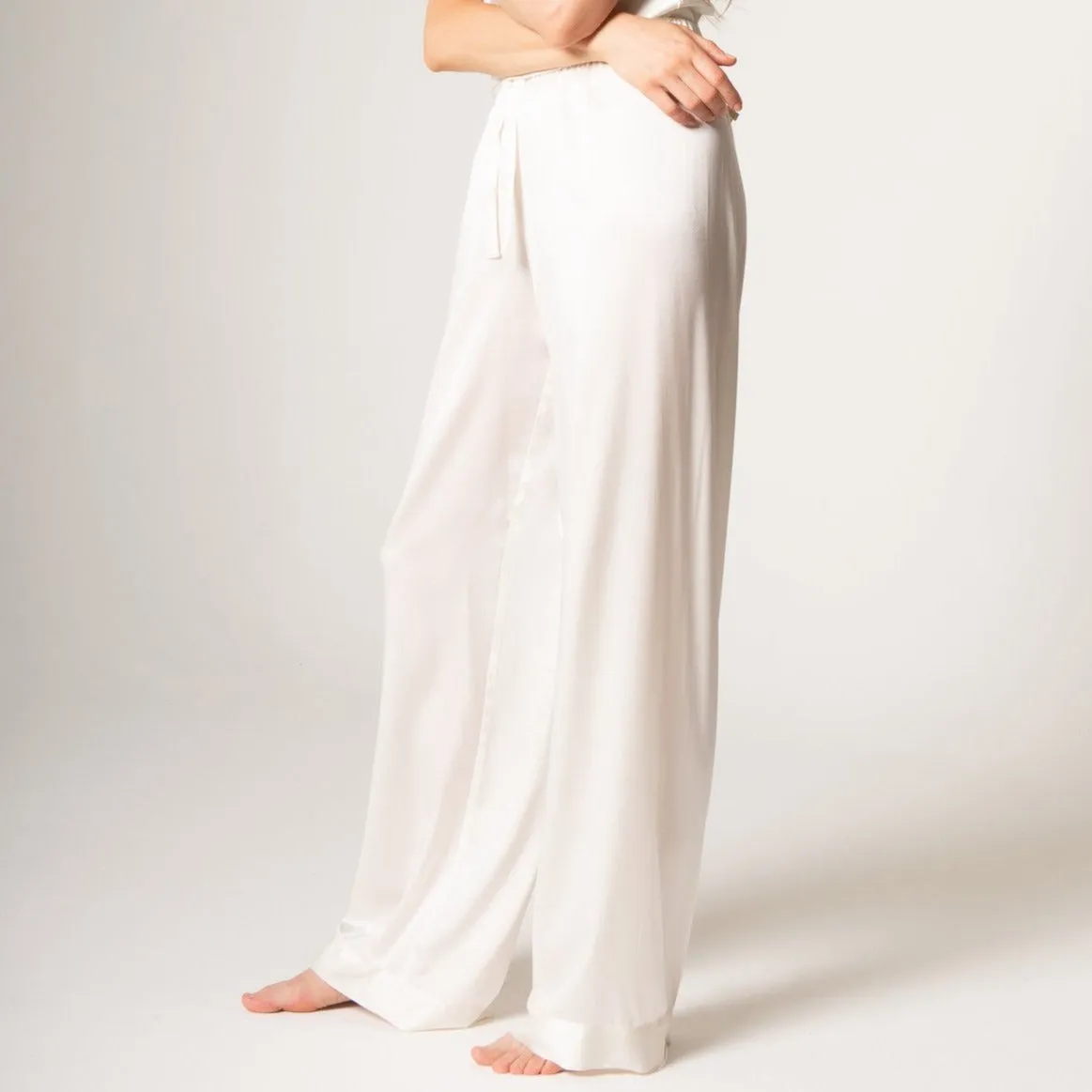 Solange Silk Wide-Leg Pant