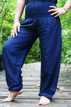 Solid Blue Pants