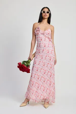 SPAGHETTI STRAP MAXI DRESS