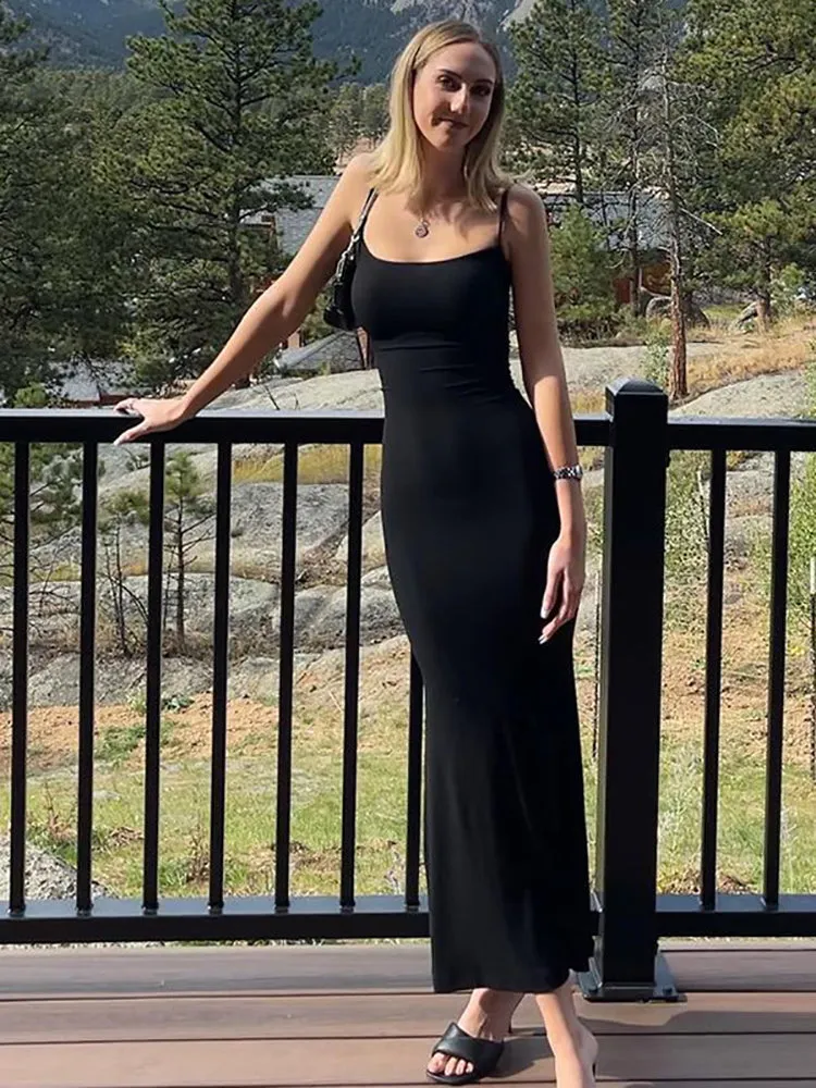 Spaghetti Strap Maxi Dress