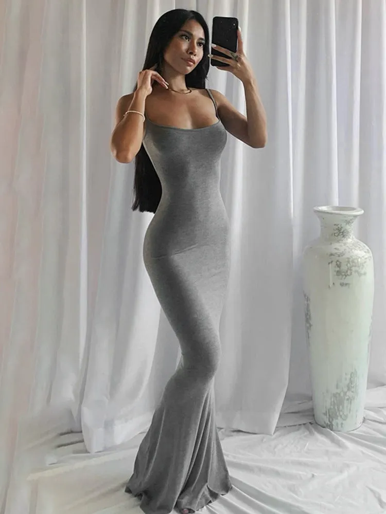 Spaghetti Strap Maxi Dress