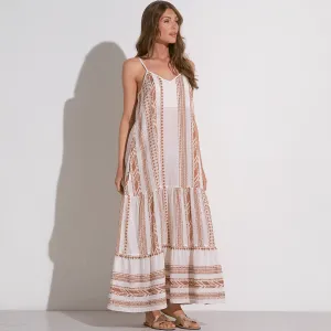 Spaghetti Strap Tiered Maxi Dress