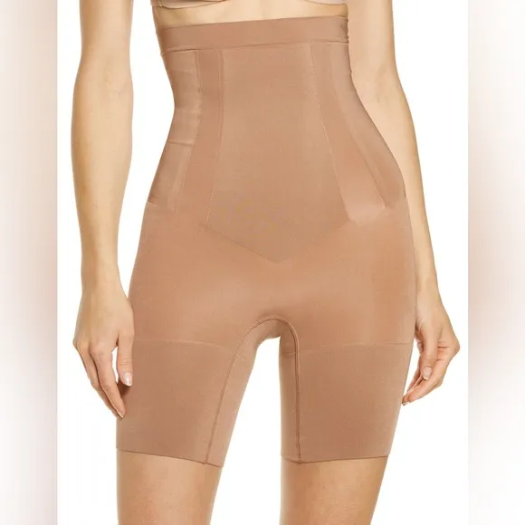 SPANX OnCore High Waist Mid-Thigh Shorts
