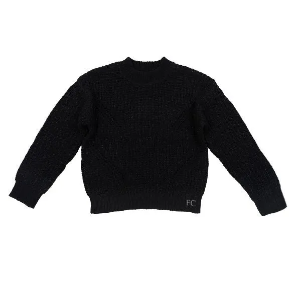 Sparkle crochet sweater by Losan