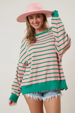Strawberry shortcake pullover