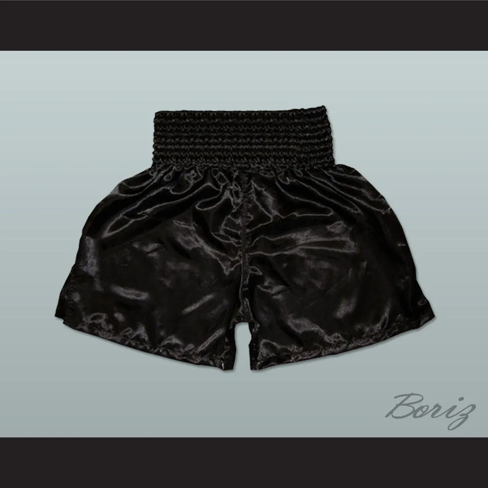 Sugar Ray Leonard Black Boxing Shorts