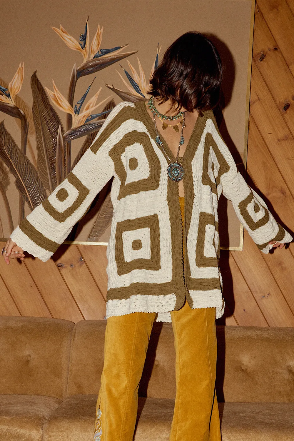 Sundown Crochet Coat