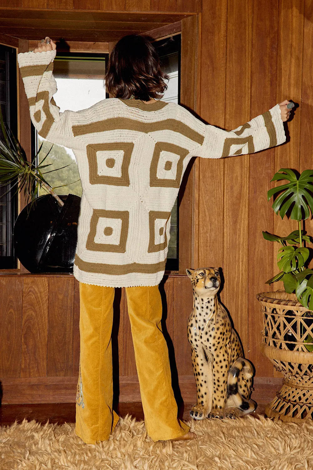 Sundown Crochet Coat