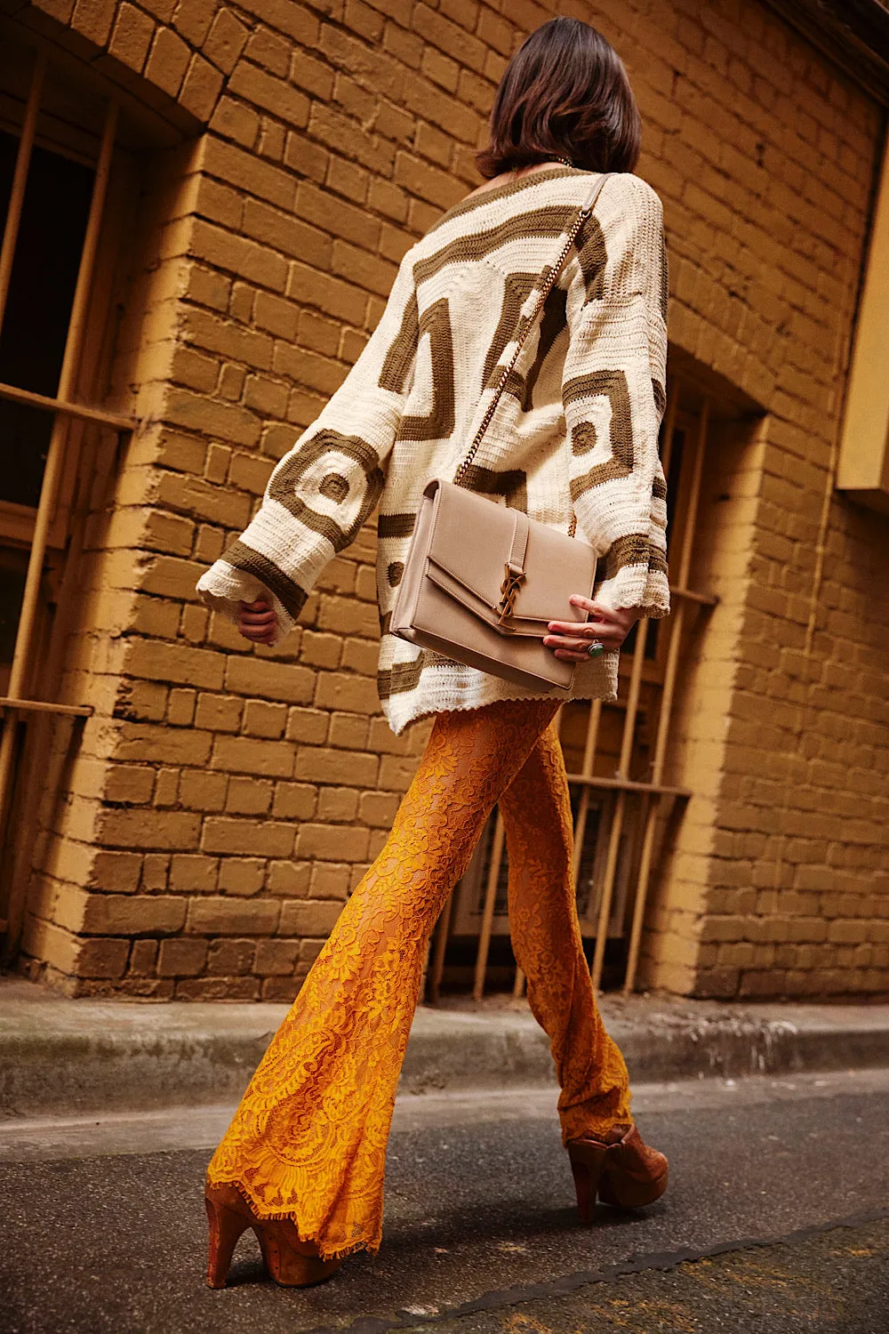 Sundown Crochet Coat