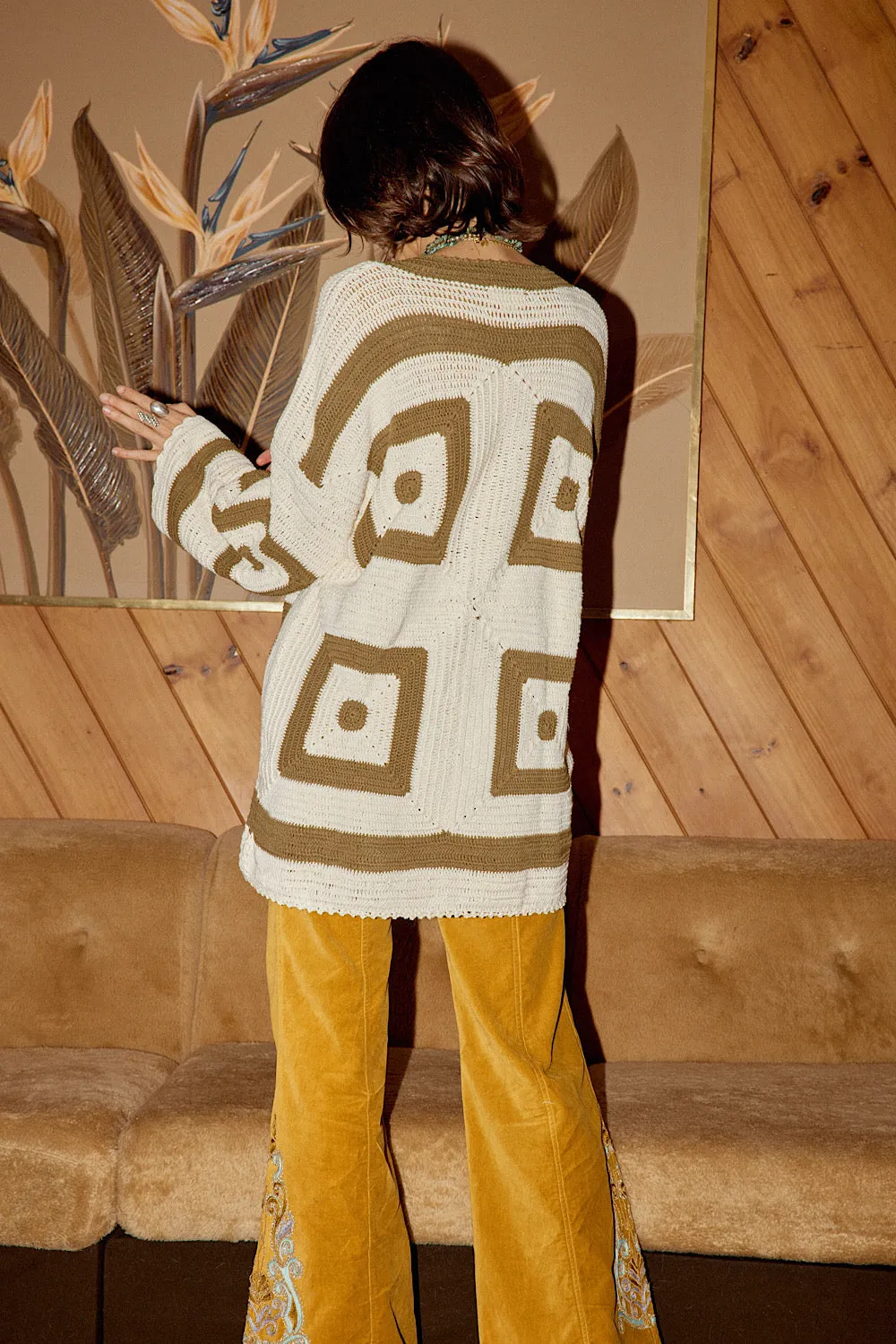 Sundown Crochet Coat