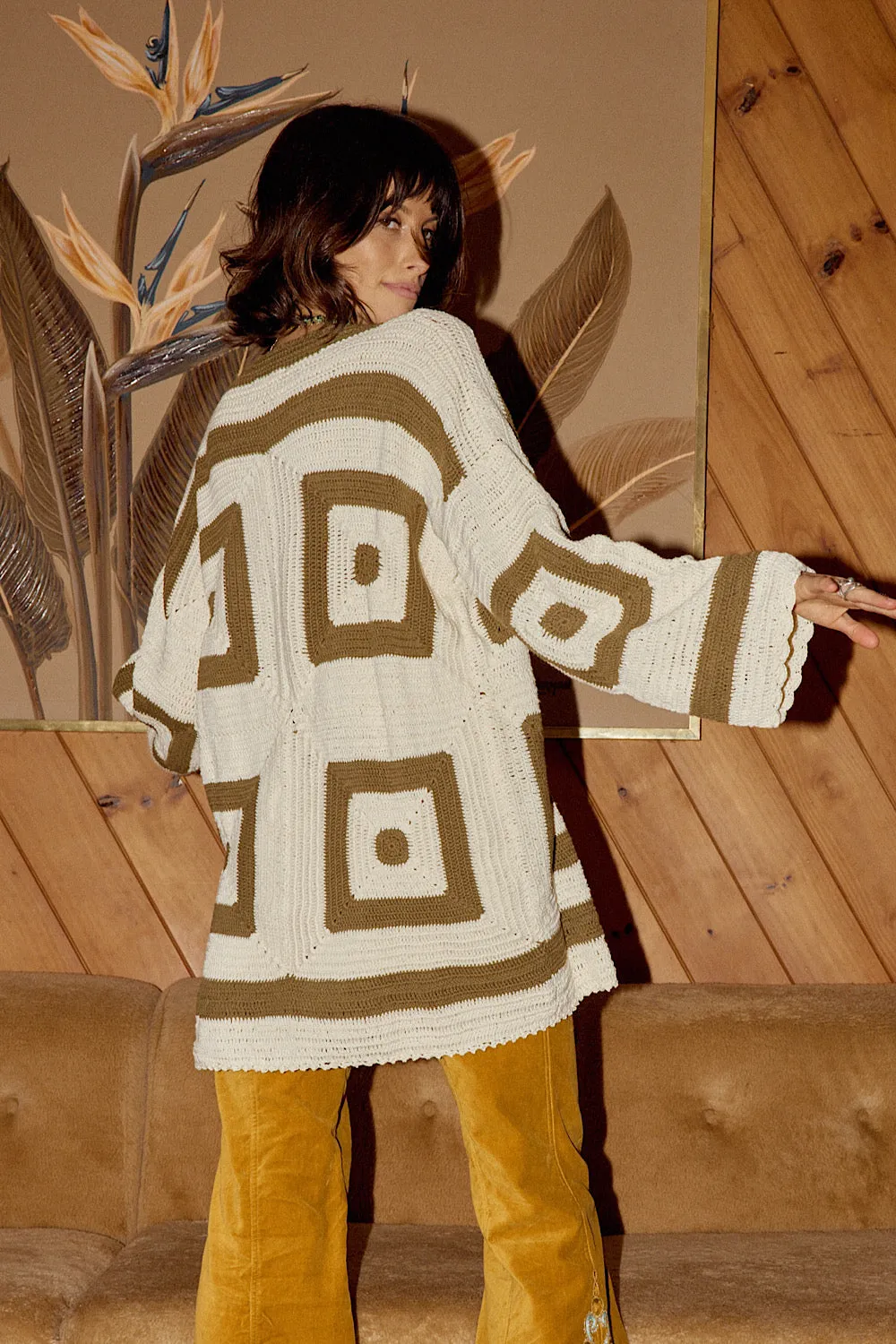 Sundown Crochet Coat