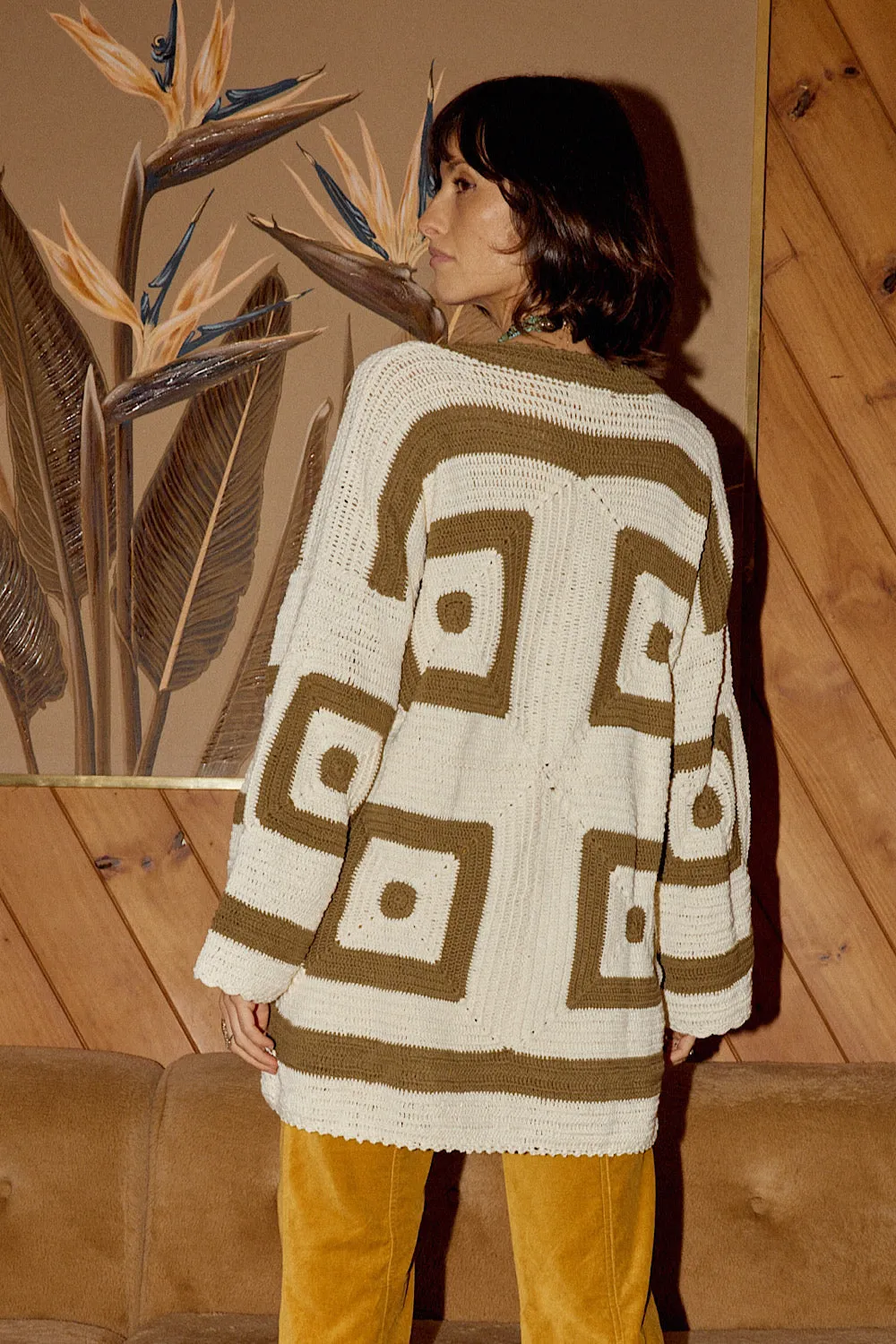 Sundown Crochet Coat