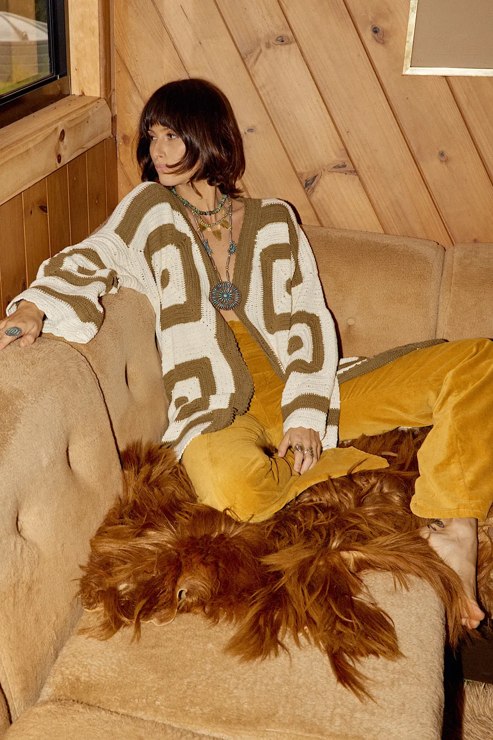 Sundown Crochet Coat