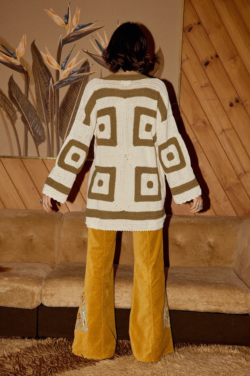 Sundown Crochet Coat