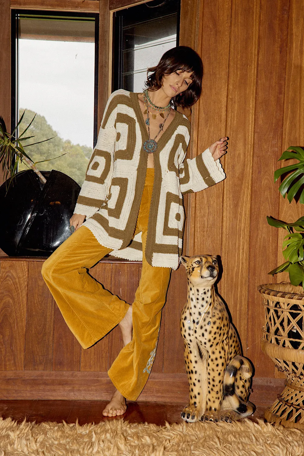 Sundown Crochet Coat