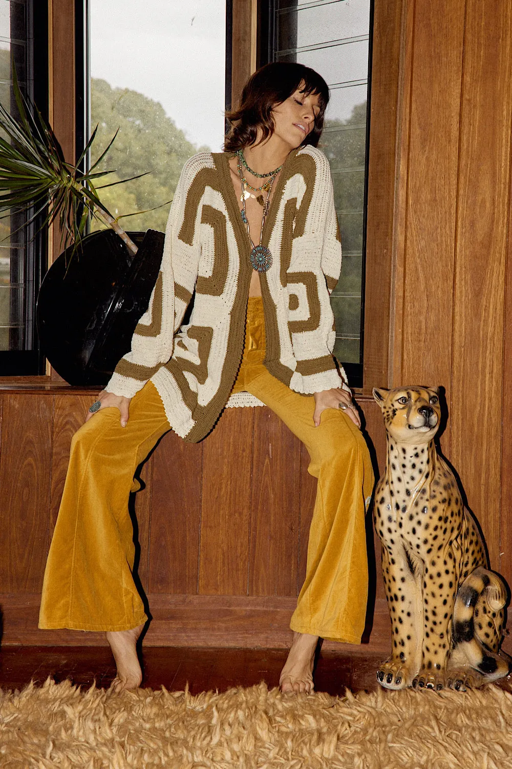 Sundown Crochet Coat