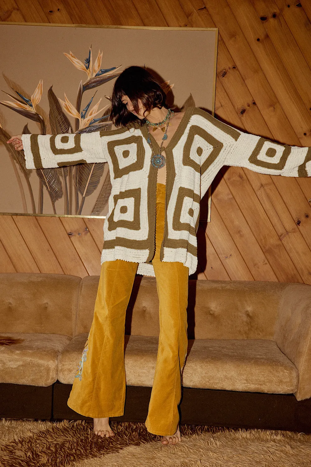 Sundown Crochet Coat