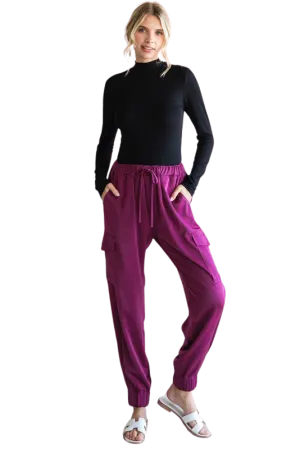 Taking It Easy Mauve Joggers