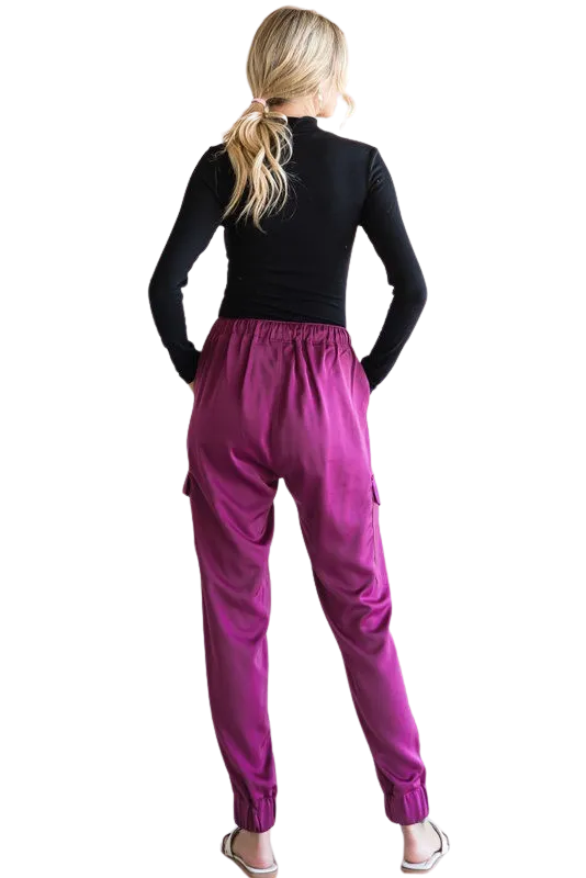 Taking It Easy Mauve Joggers