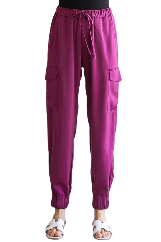 Taking It Easy Mauve Joggers