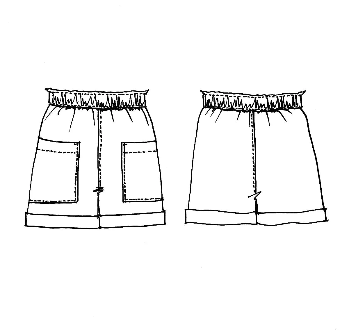 Tessuti Patterns Sonia Shorts - Size 6 to 22