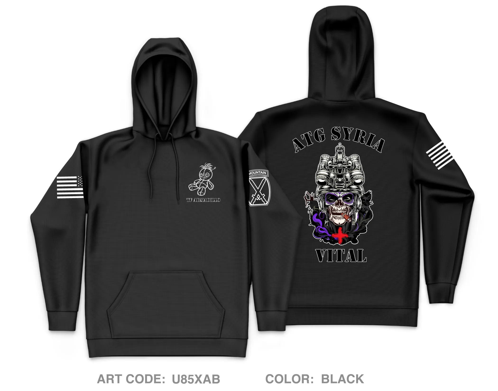 TF Armadillo Medical Core Men's Hooded Performance Sweatshirt - U85XAB
