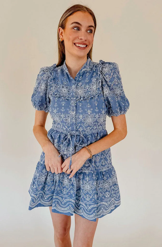 THE DARCY EMBROIDERED DRESS