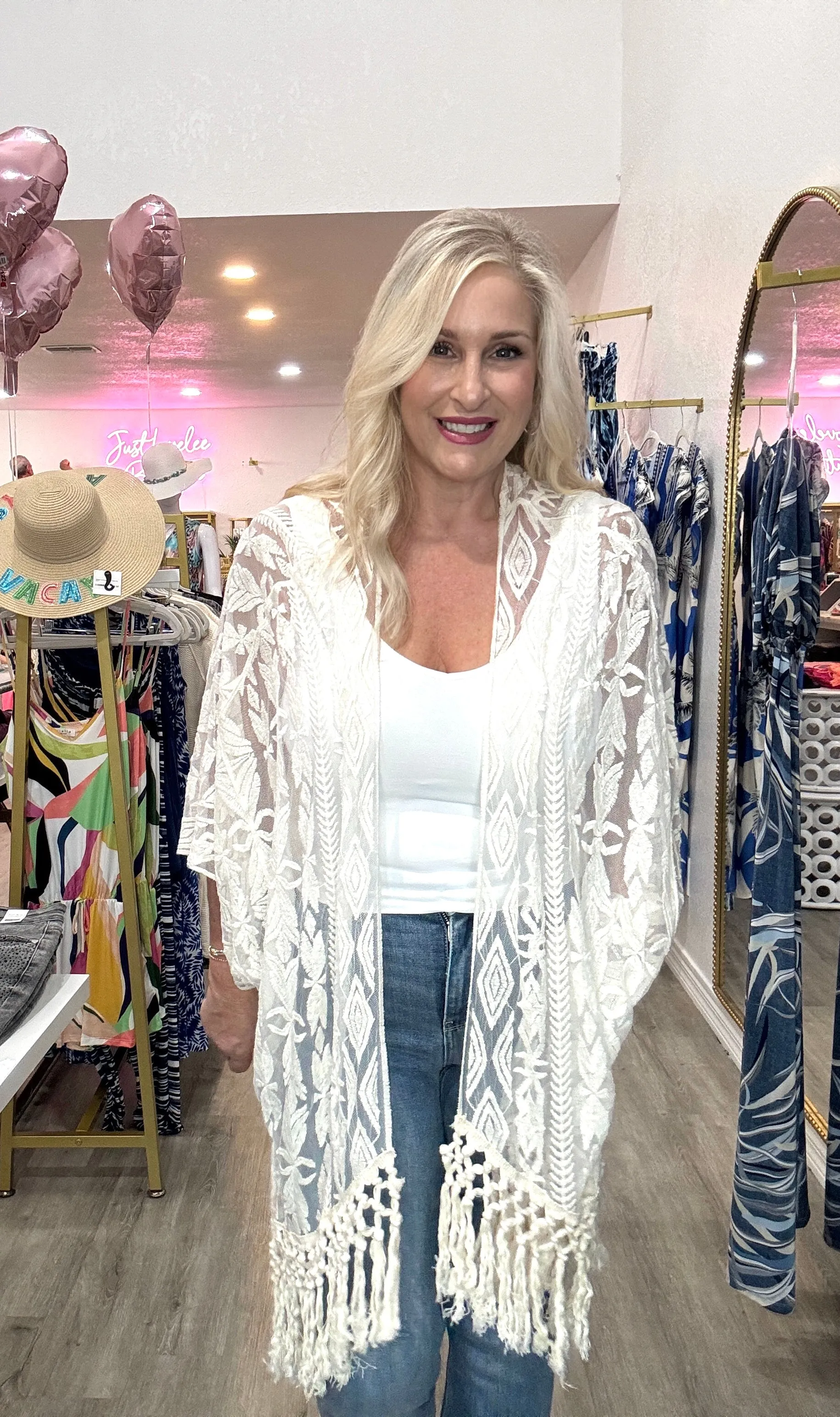 The Elegant Crochet Cardigan Top
