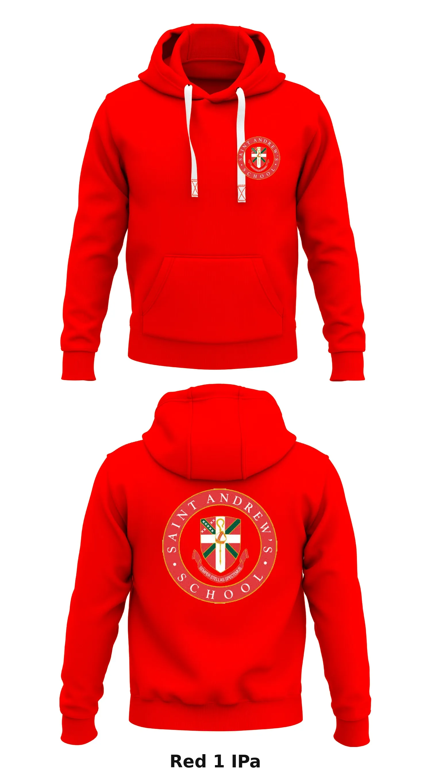 The Scots Store 1  Core Men's Hooded Performance Sweatshirt - IPa