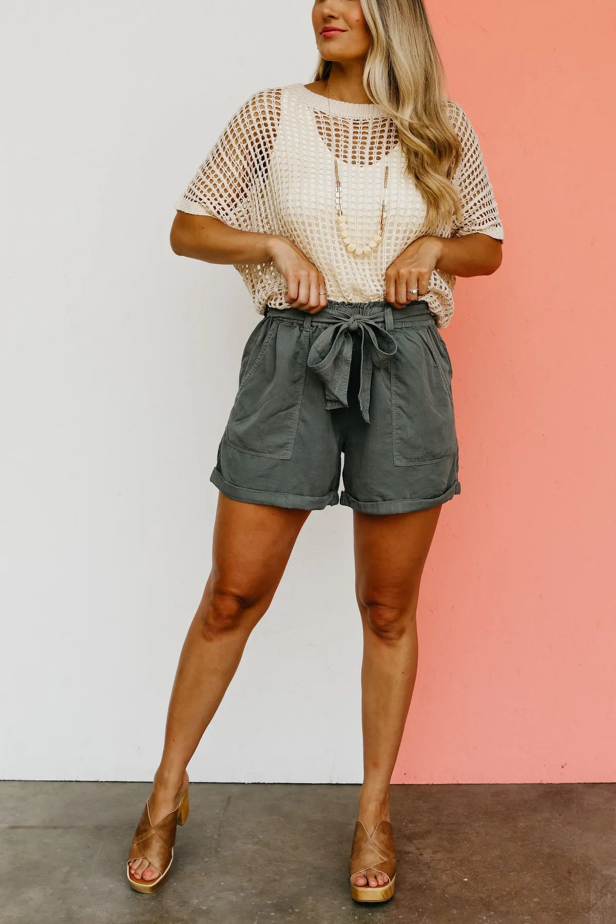 The Wishlist Zahra Paperbag Waist Shorts - FINAL SALE
