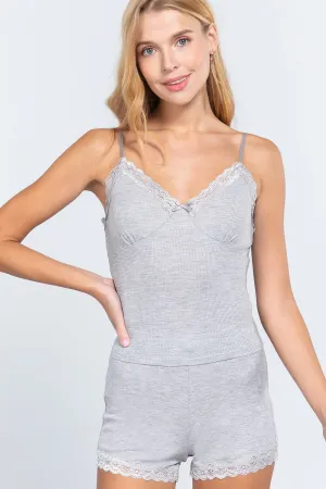 Thermal Cami & Shorts Pajama Set